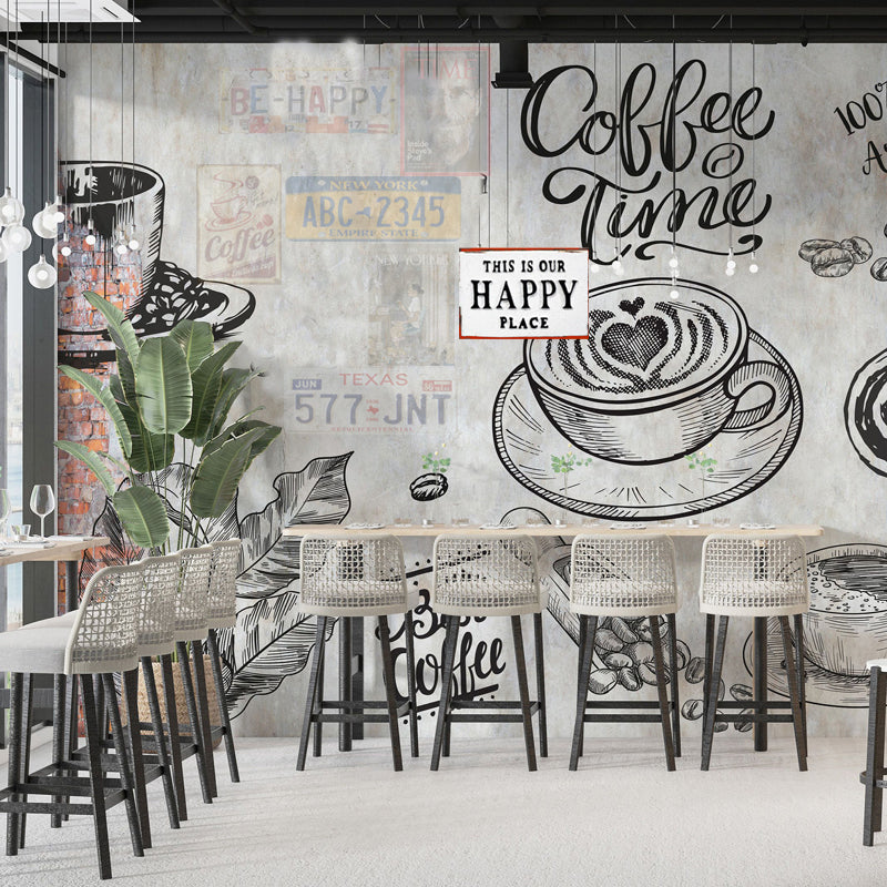 Tableau décoratif - plaque 21x30cm -  happy place