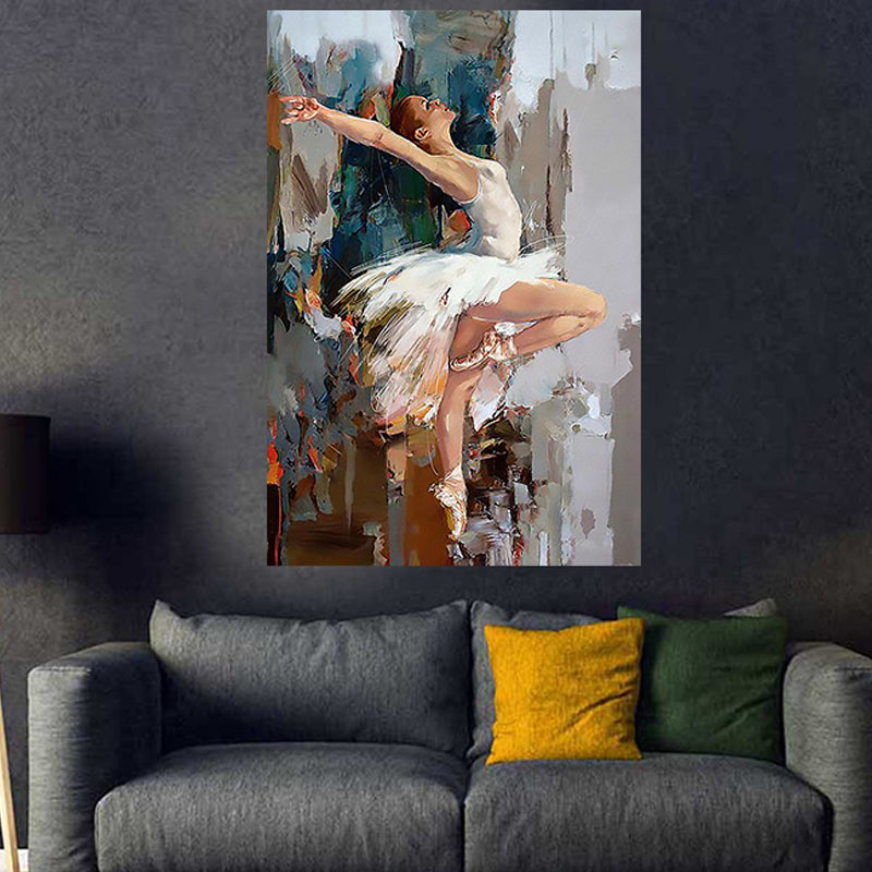 Tableau décoratif - danse classique peinture - 80 x 120 cm