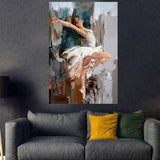 Tableau décoratif - danse classique abstraite - 80 x 120 cm