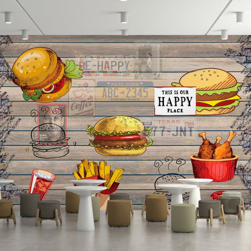 Tableau décoratif - plaque 21x30cm -  happy place