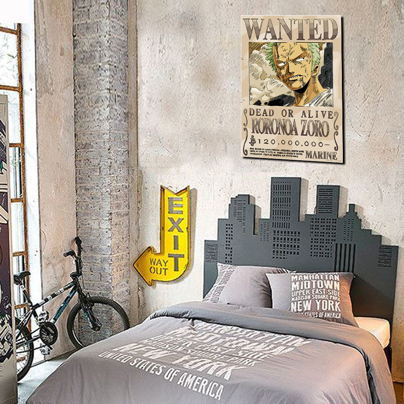 tableau décoratif  - Roronoa 42-30 cm vinyle mat