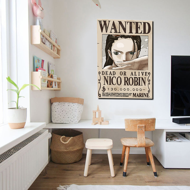 Tableau décoratif - Robin 42-30 cm vinyle mat