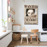 Tableau décoratif - Robin 42-30 cm vinyle mat
