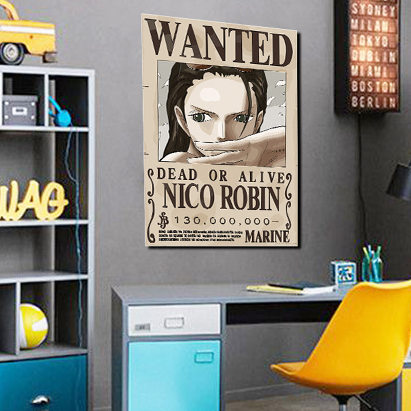 Tableau décoratif - Robin 42-30 cm vinyle mat