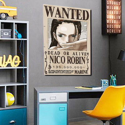 Tableau décoratif - Robin 42-30 cm vinyle mat