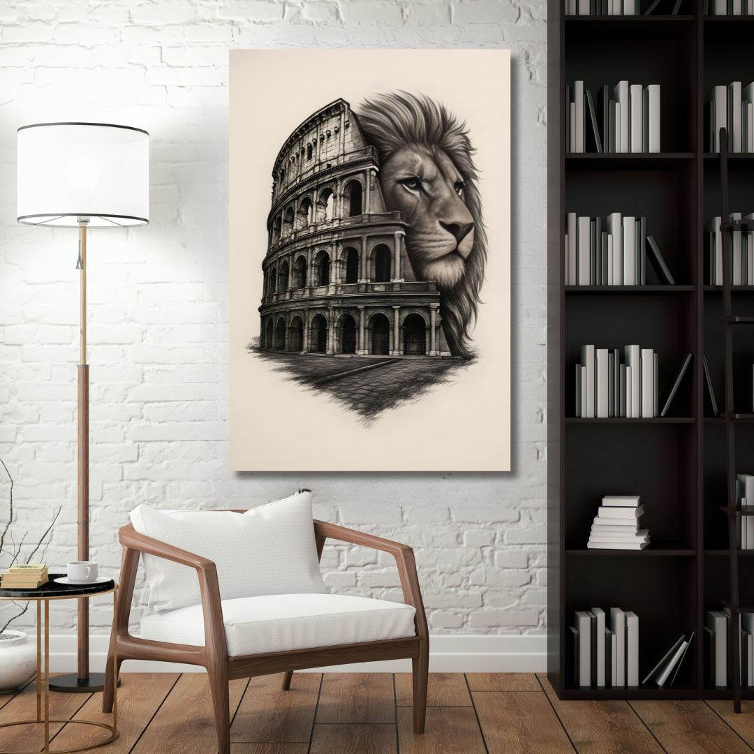 Tableau décoratif – Empire Sauvage – 60 x 50 cm