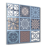 Poster décoratif "Mediterranean Tiles 9 carreaux"