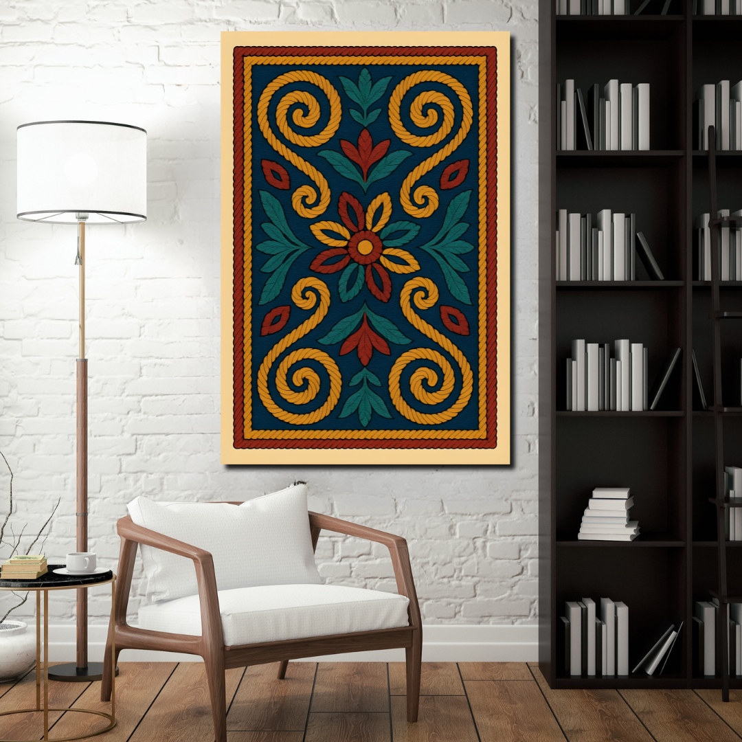 Tableau décoratif – Symphonie Florale – 120 x 80 cm