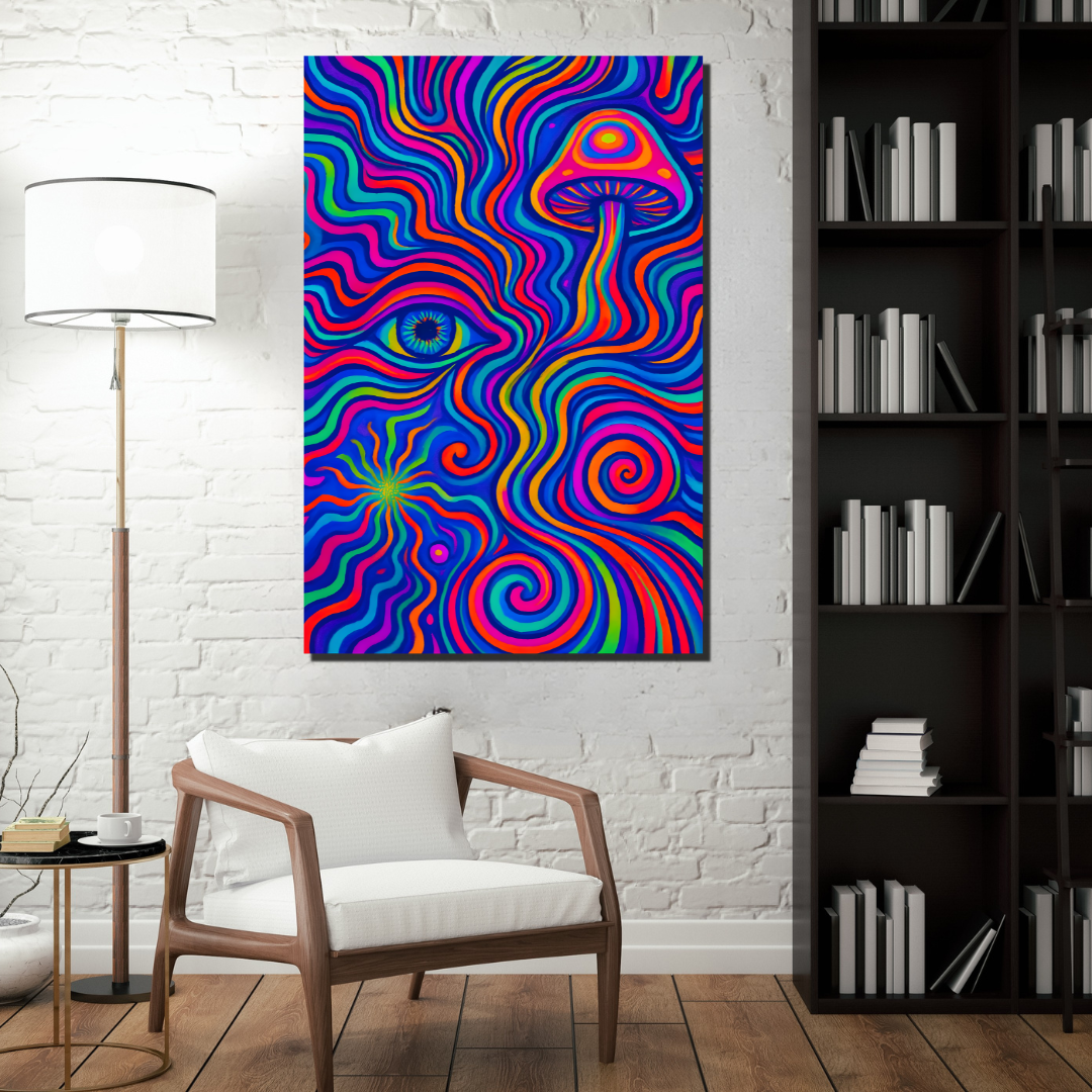 tableau décoratif - Flux de Conscience - 80 x 120 CM