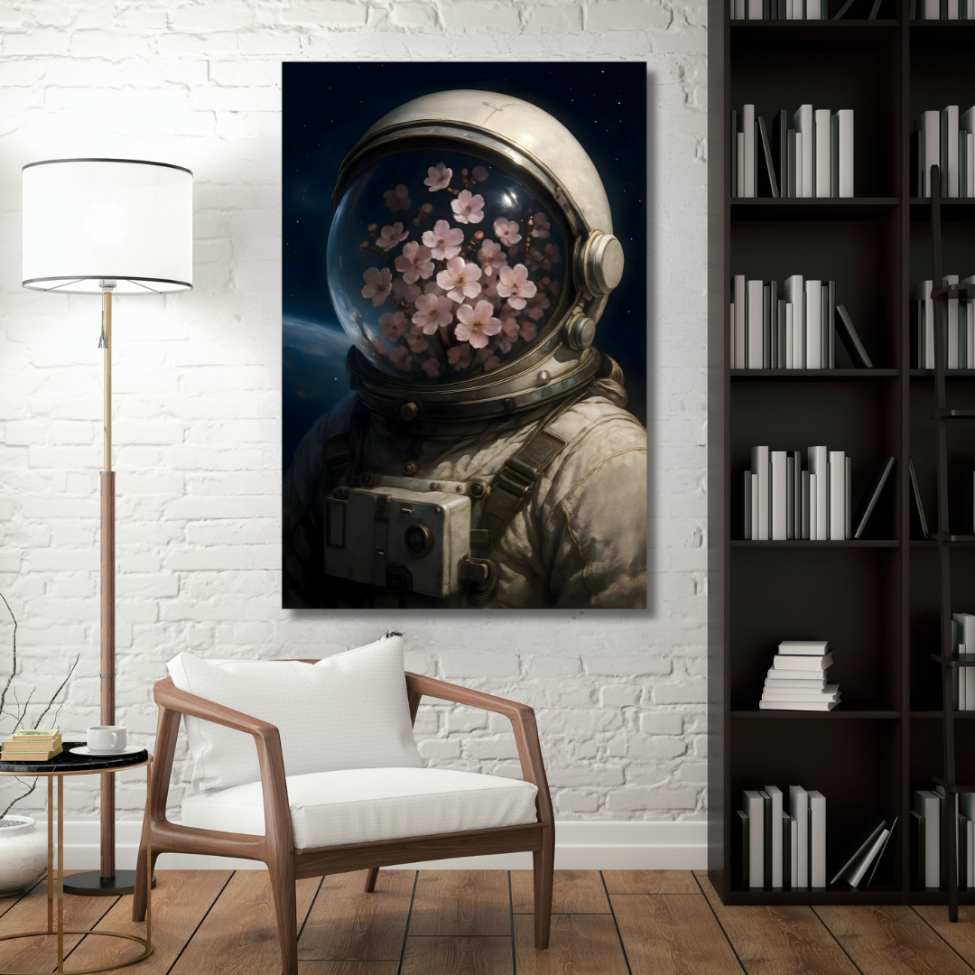 Tableau décoratif – Floraison Astrale – 60 x 50 cm