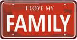 Tableau décoratif - Family - mdf - 40-15 cm vinyle mat
