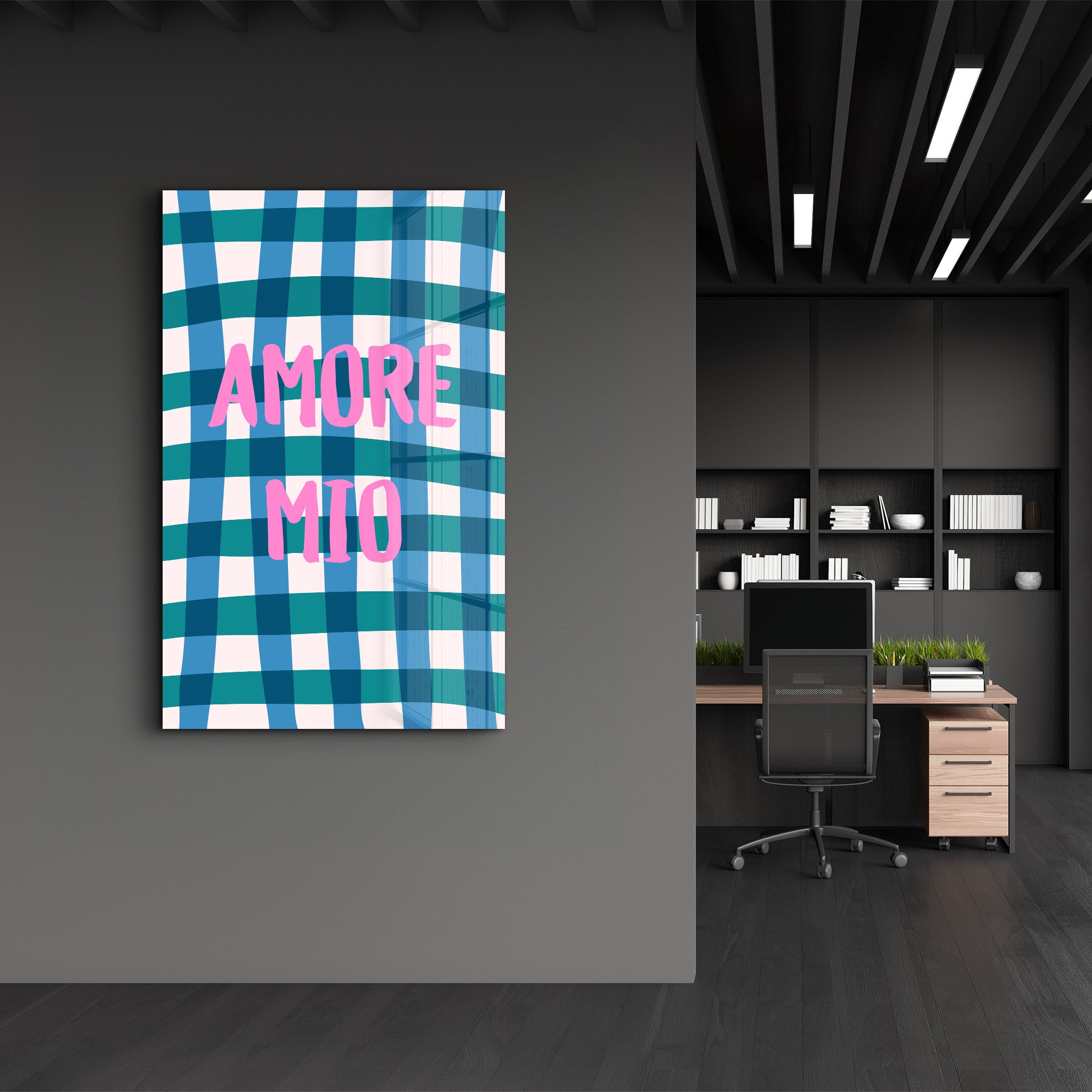 Poster romantique "AMORE MIO"