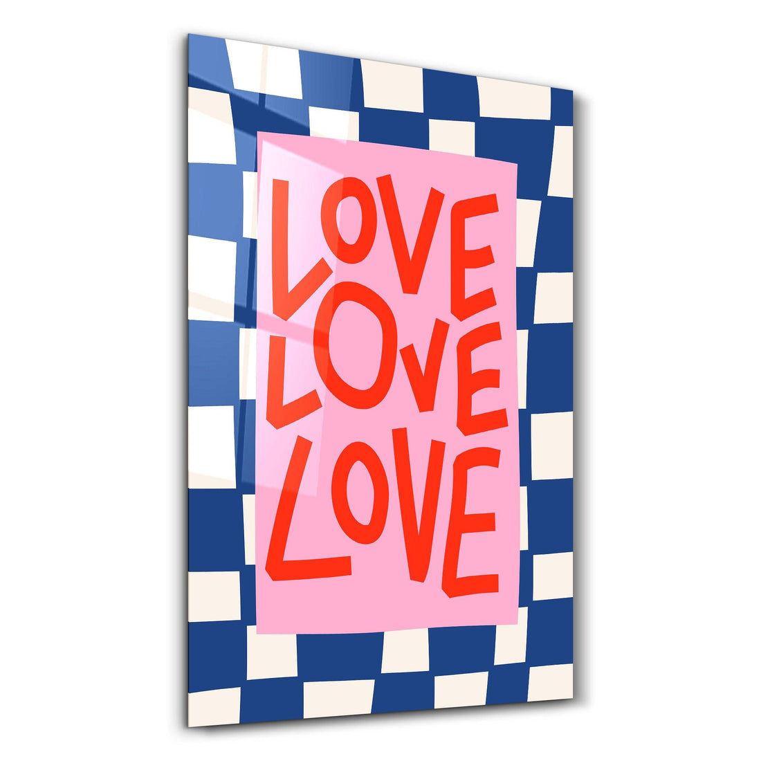 Tableau Pop Art – LOVE Typographique