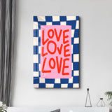 Tableau Pop Art – LOVE Typographique