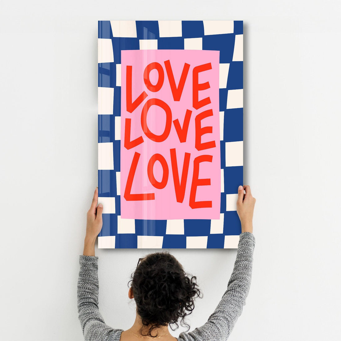 Tableau Pop Art – LOVE Typographique