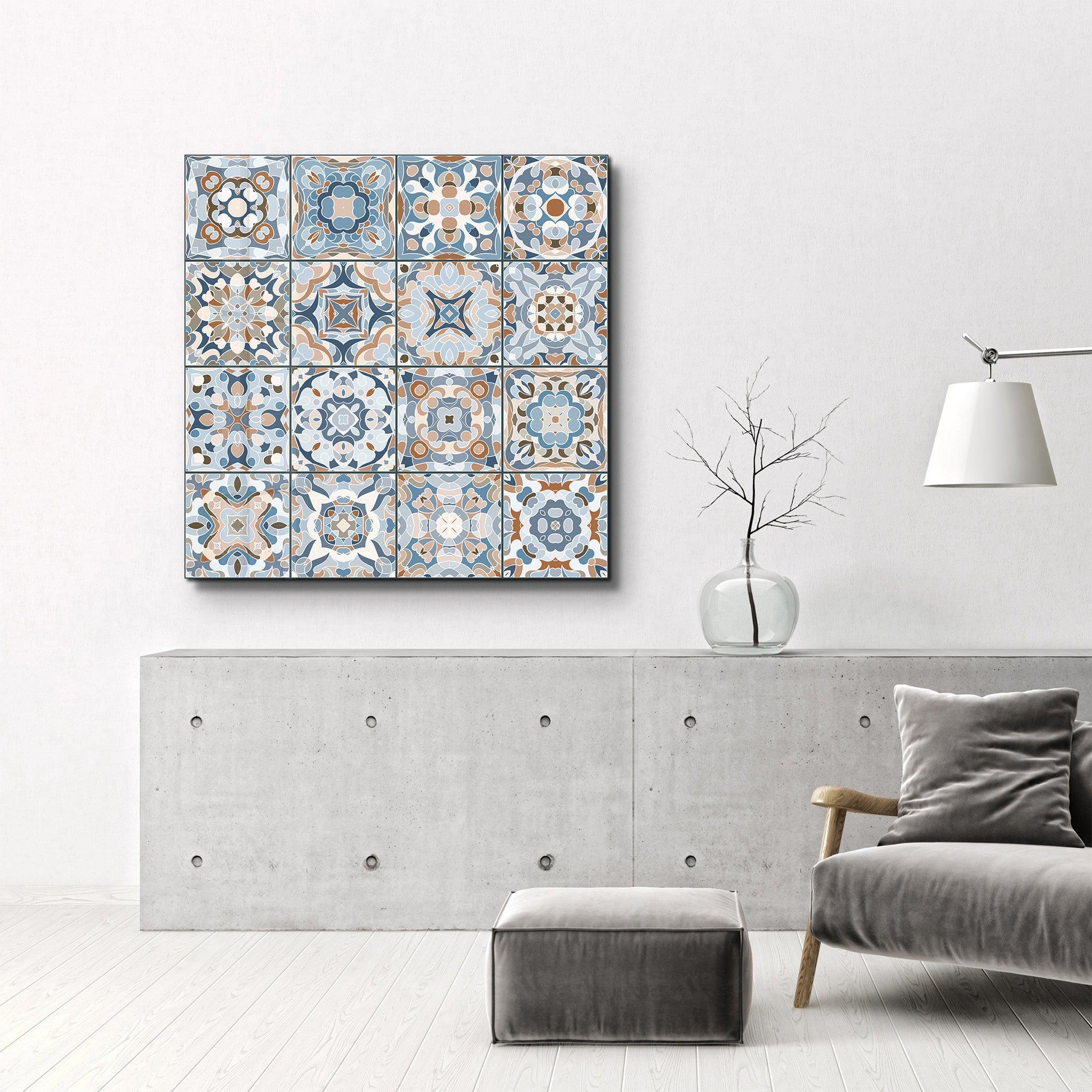 Poster décoratif "Artistique Mediterranean Tiles "