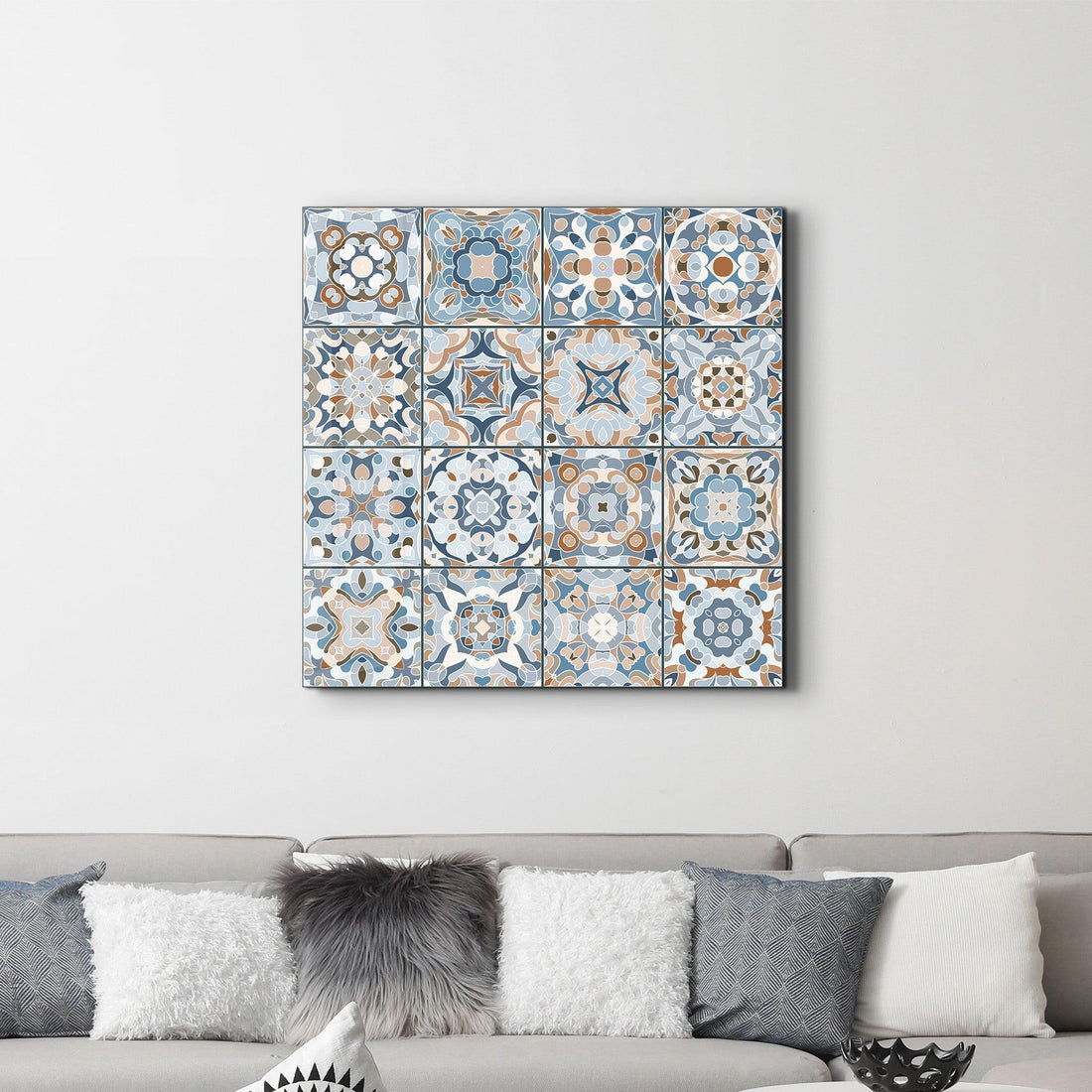 Poster décoratif "Artistique Mediterranean Tiles "