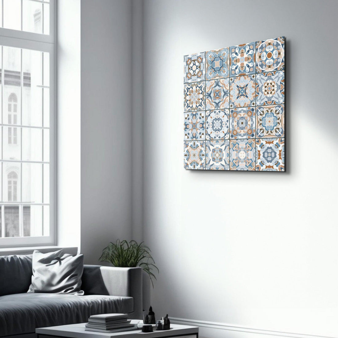 Poster décoratif "Artistique Mediterranean Tiles "