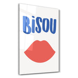 Poster affectueux "BISOU"
