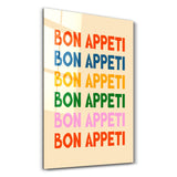 Poster coloré "BON APPETI"