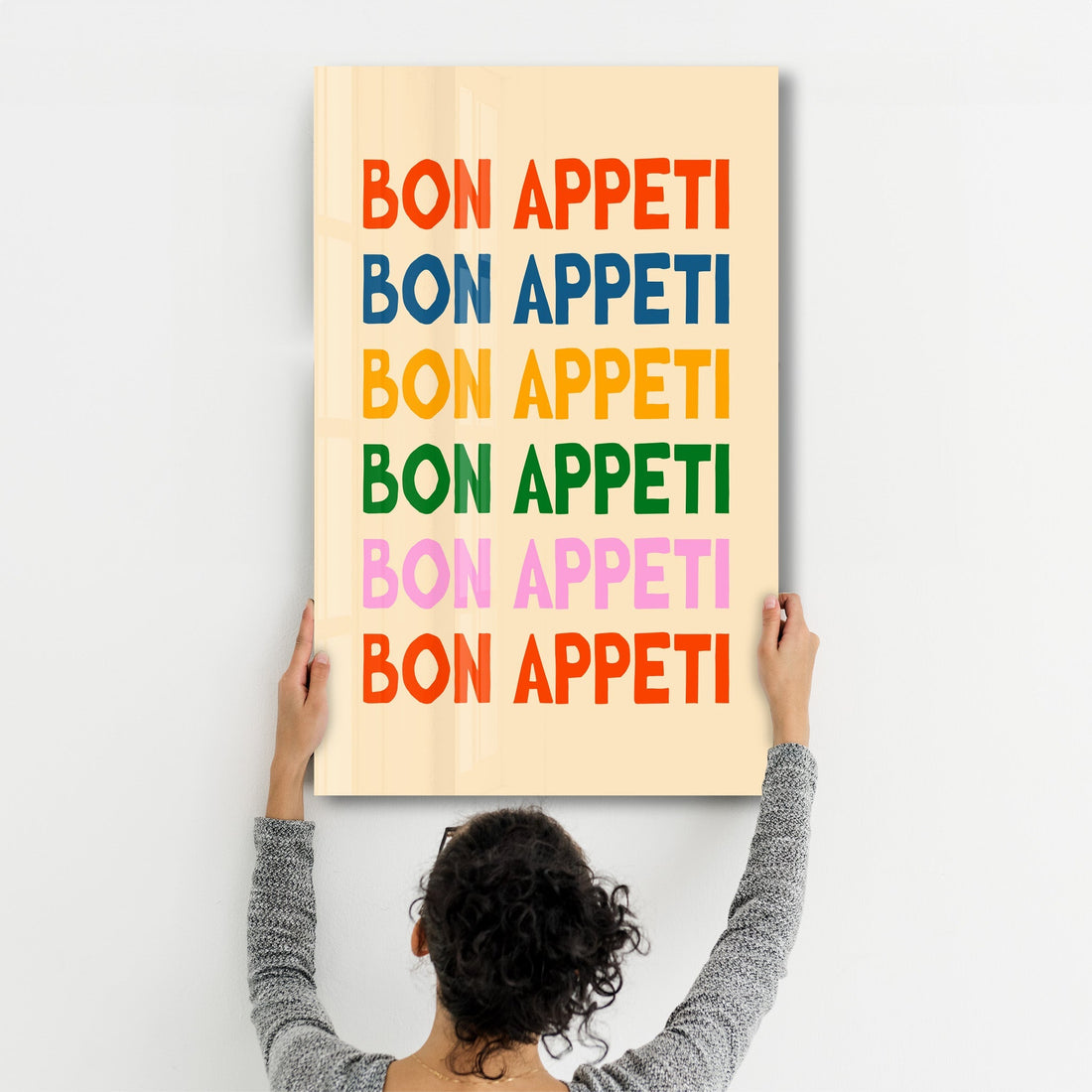 Poster coloré "BON APPETI"