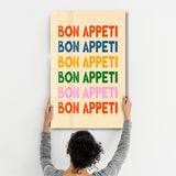 Poster coloré "BON APPETI"