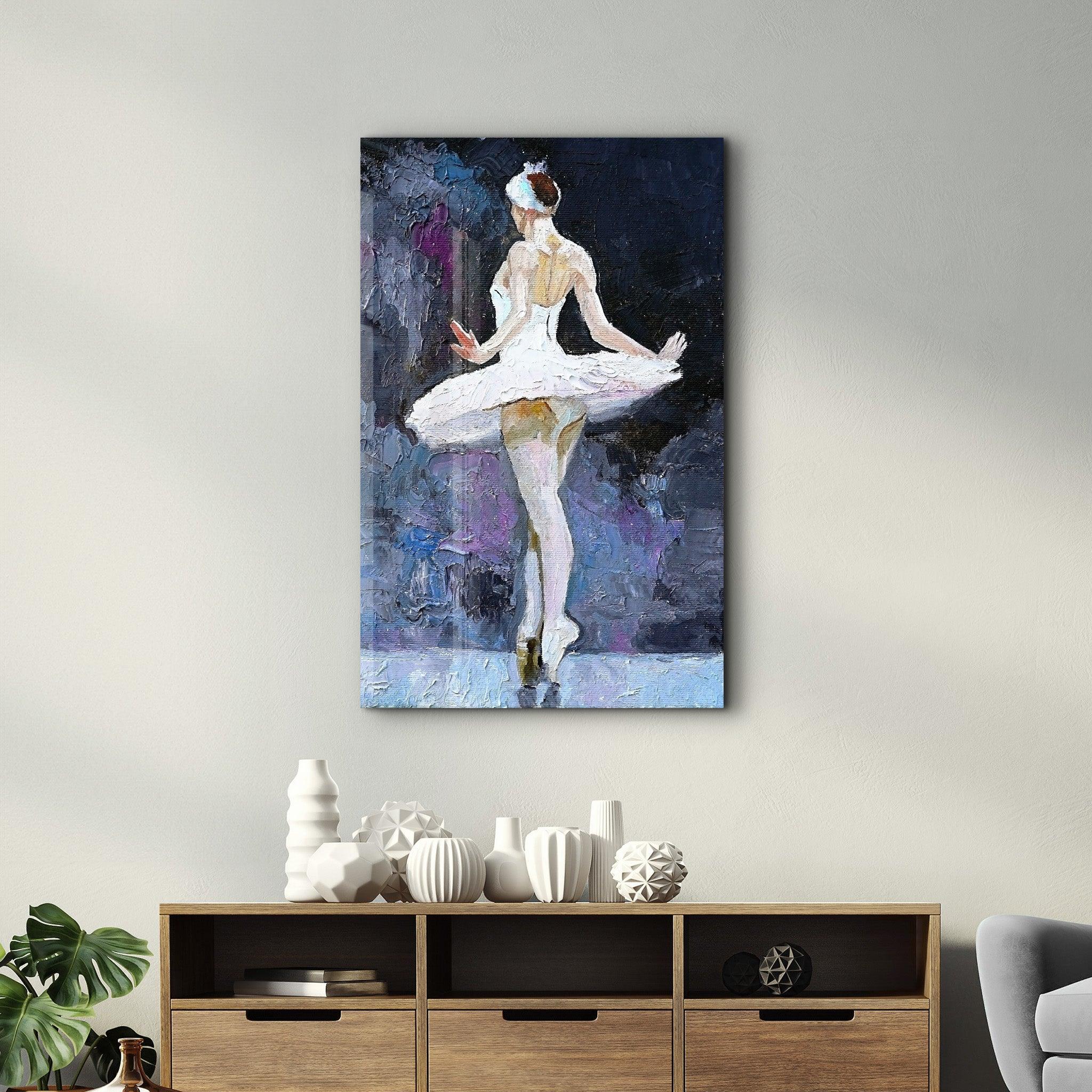Poster décoratif "Ballerina Grace – Abstract Edition"
