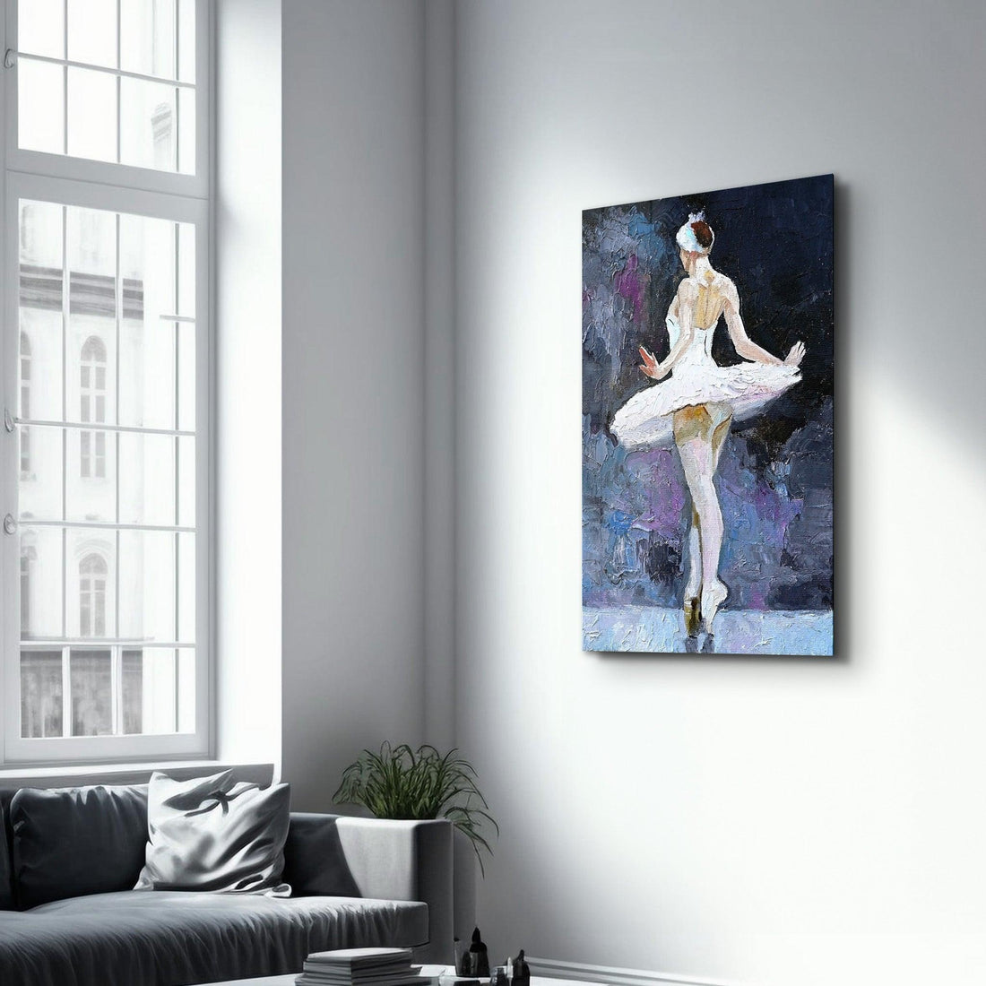 Poster décoratif "Ballerina Grace – Abstract Edition"