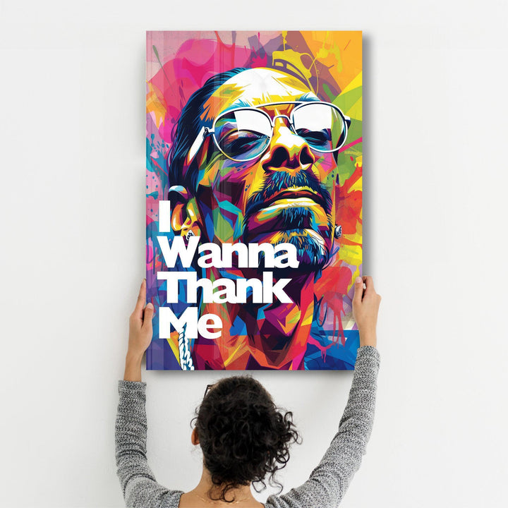Poster urbain "I Wanna Thank Me"