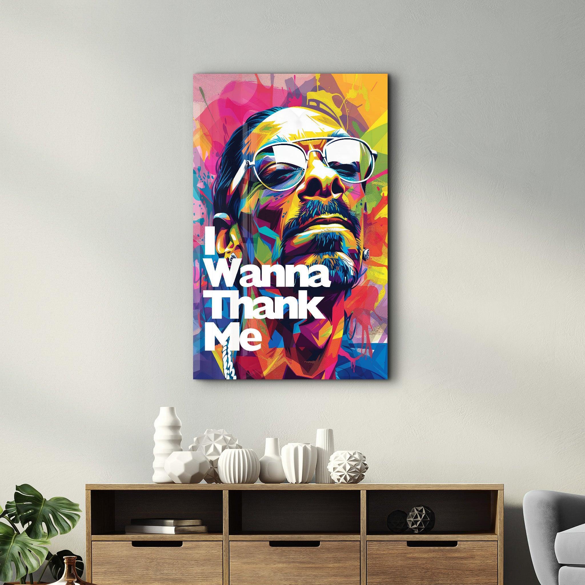 Poster urbain "I Wanna Thank Me"