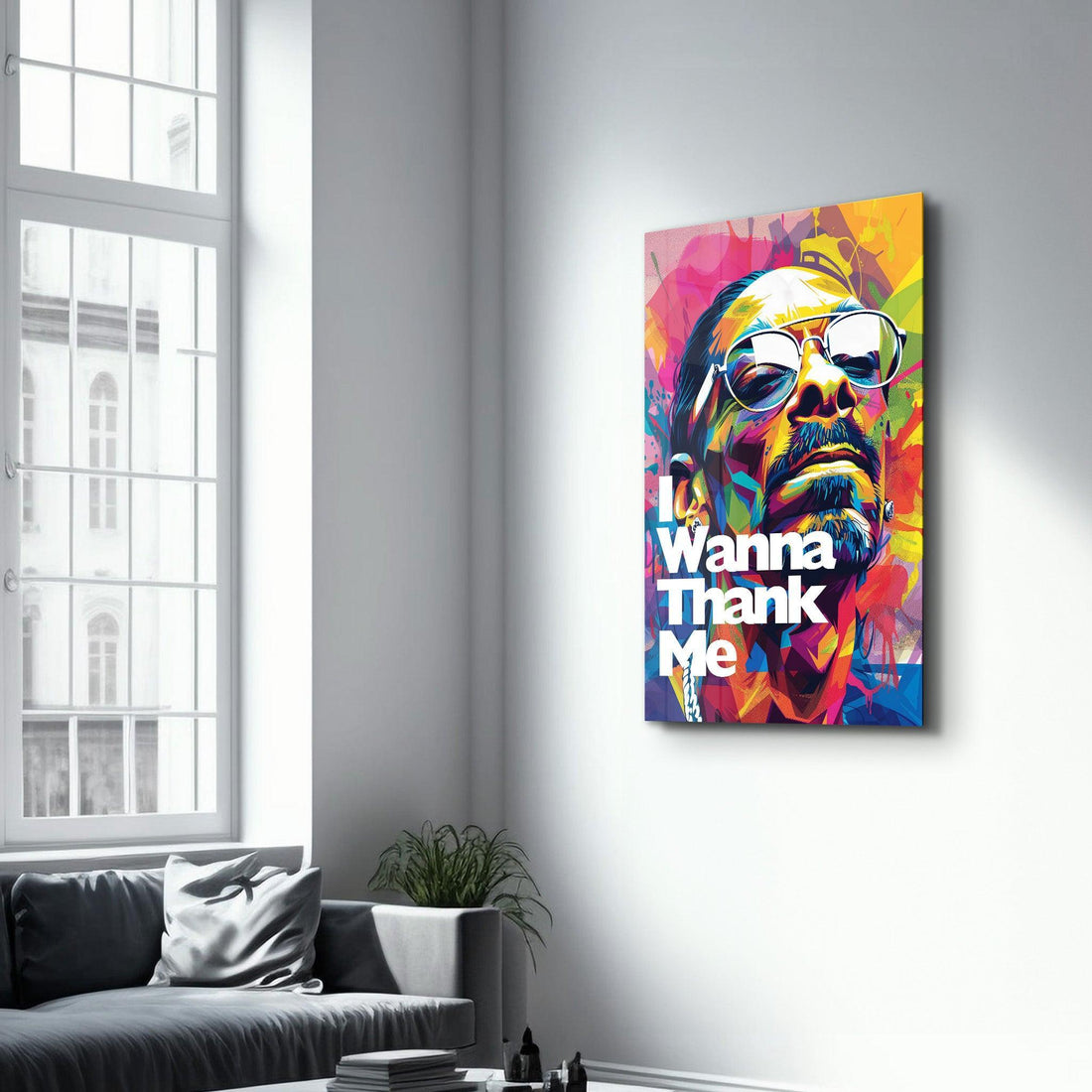 Poster urbain "I Wanna Thank Me"