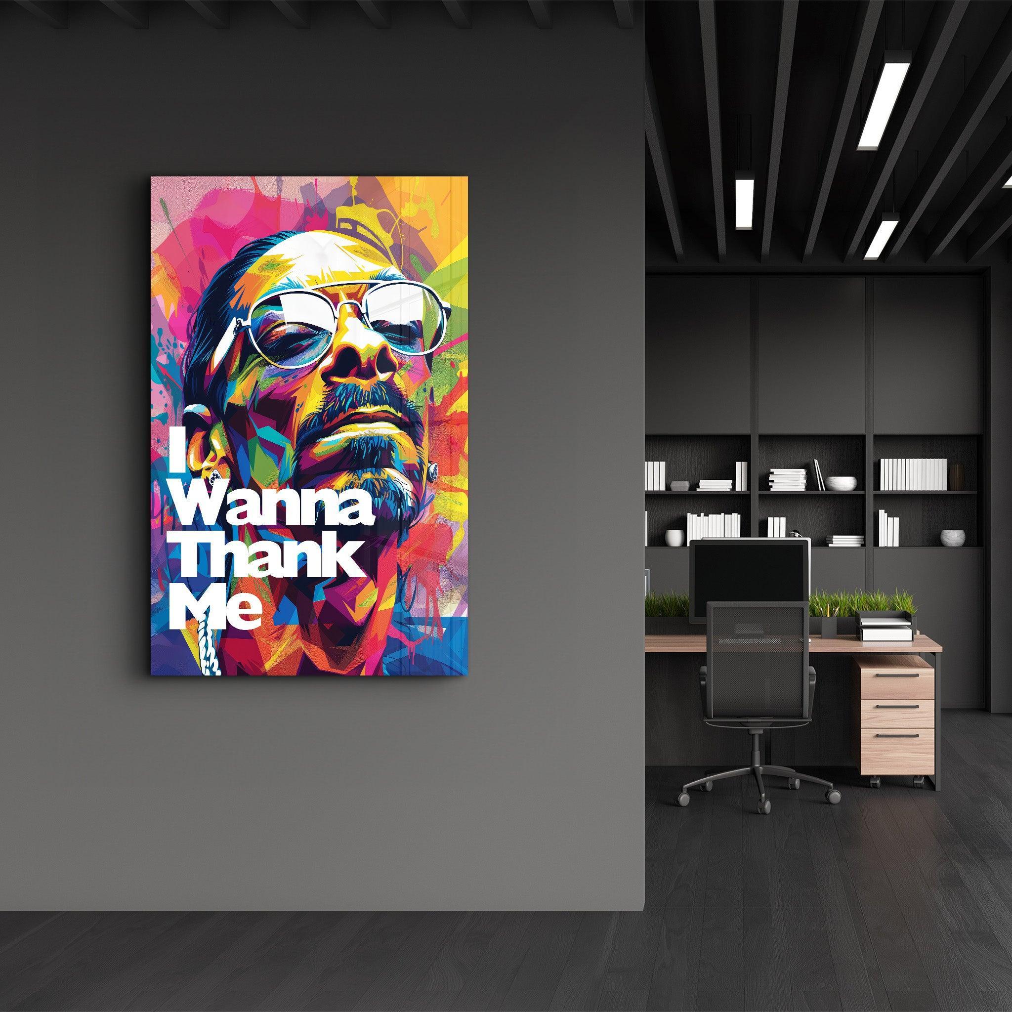 Poster urbain "I Wanna Thank Me"