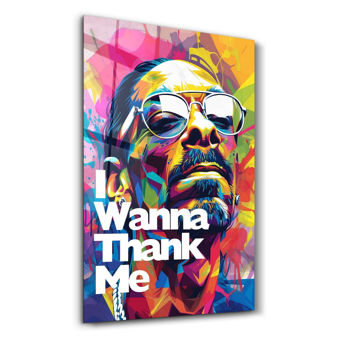 Poster urbain "I Wanna Thank Me"