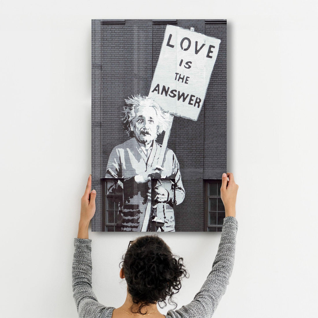 Poster mural "LOVE IS THE ANSWER"