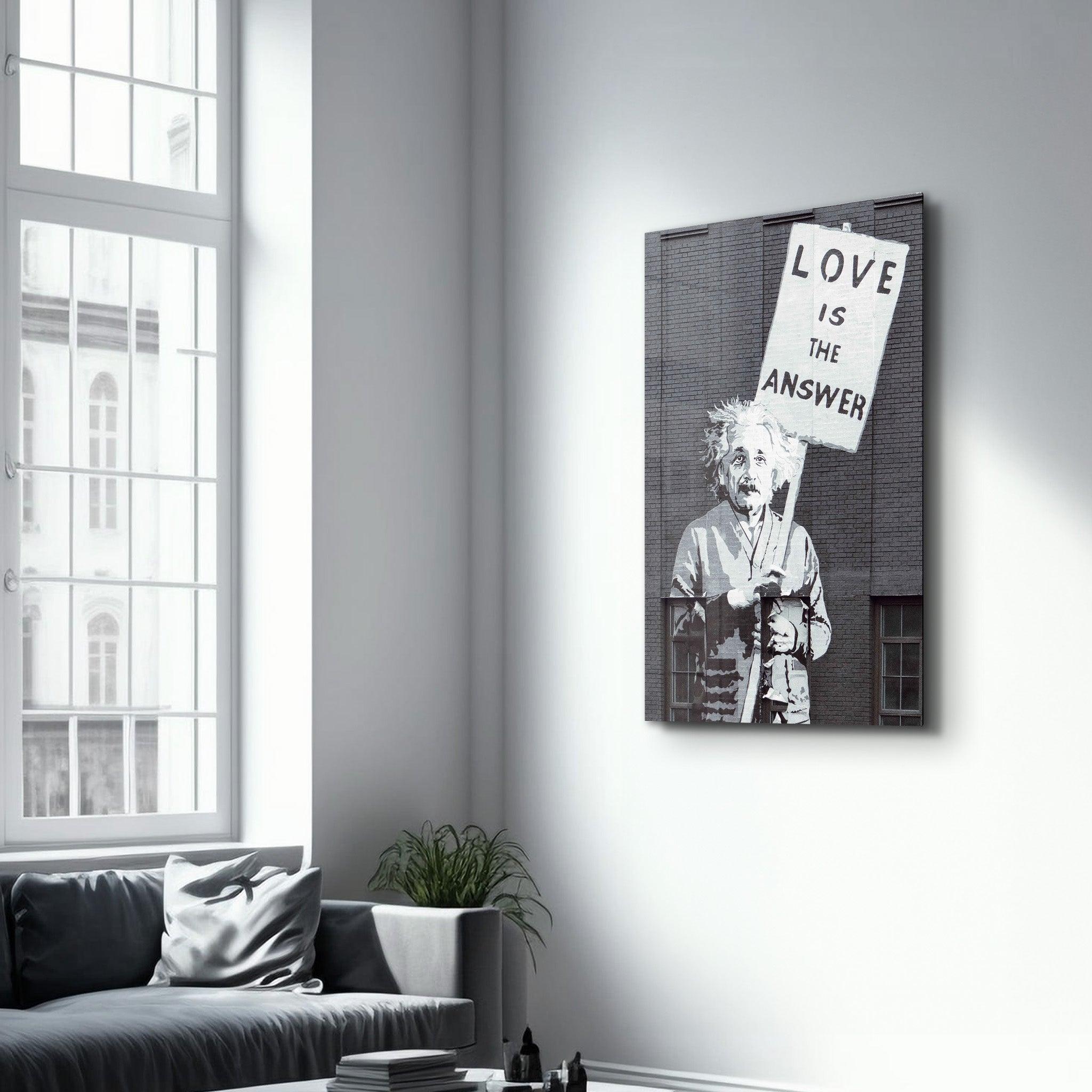 Poster mural "LOVE IS THE ANSWER"