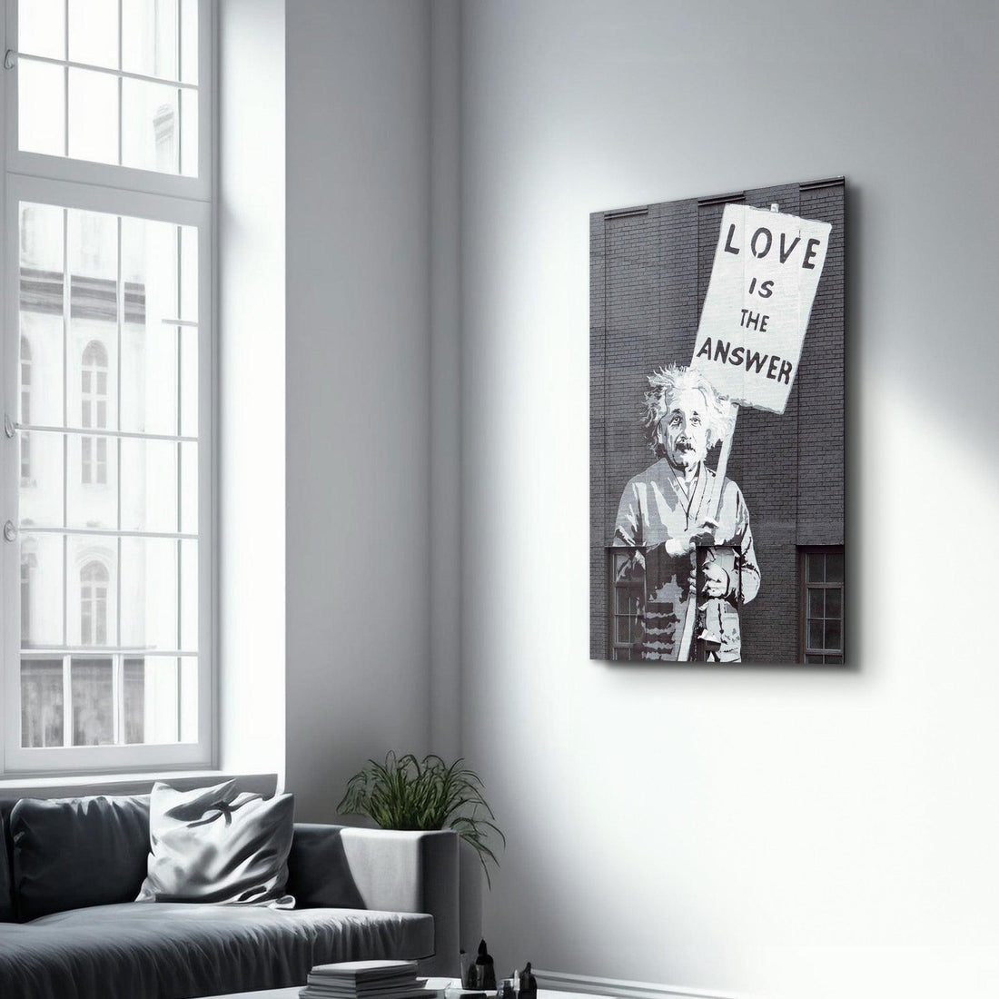 Poster mural "LOVE IS THE ANSWER"