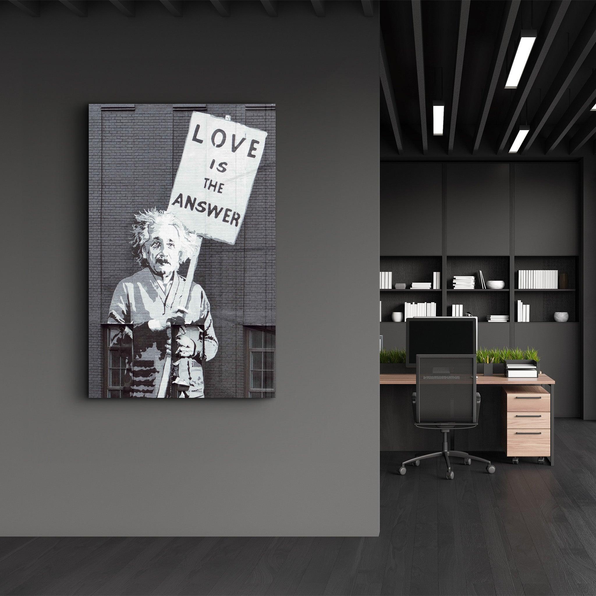 Poster mural "LOVE IS THE ANSWER"