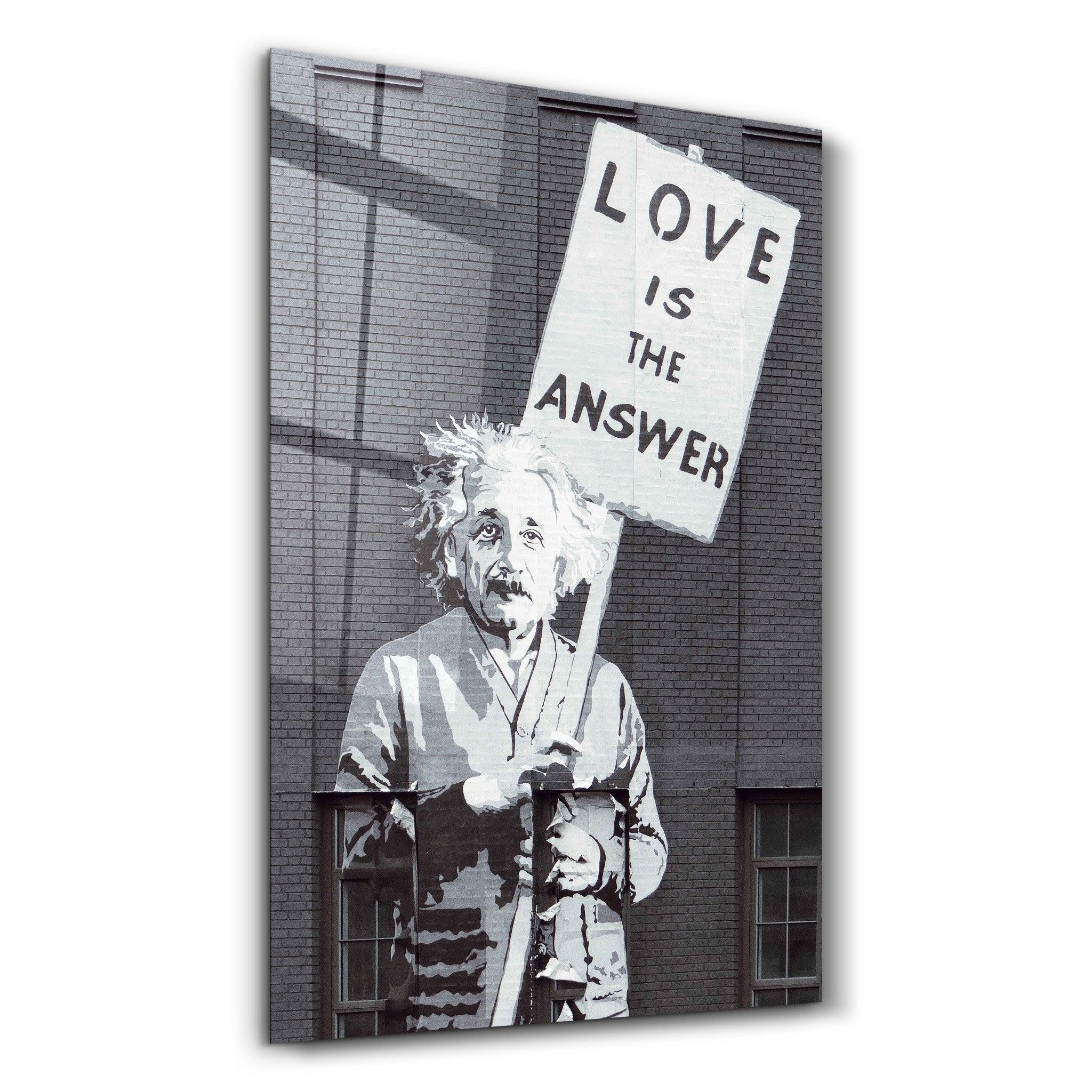 Poster mural "LOVE IS THE ANSWER"