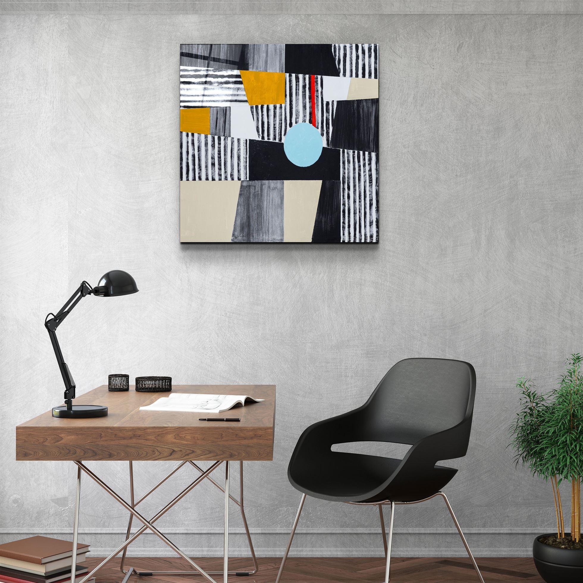 Tableau Mural "Géométrie Bauhaus"