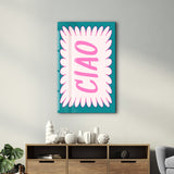 Poster coloré "CIAO"