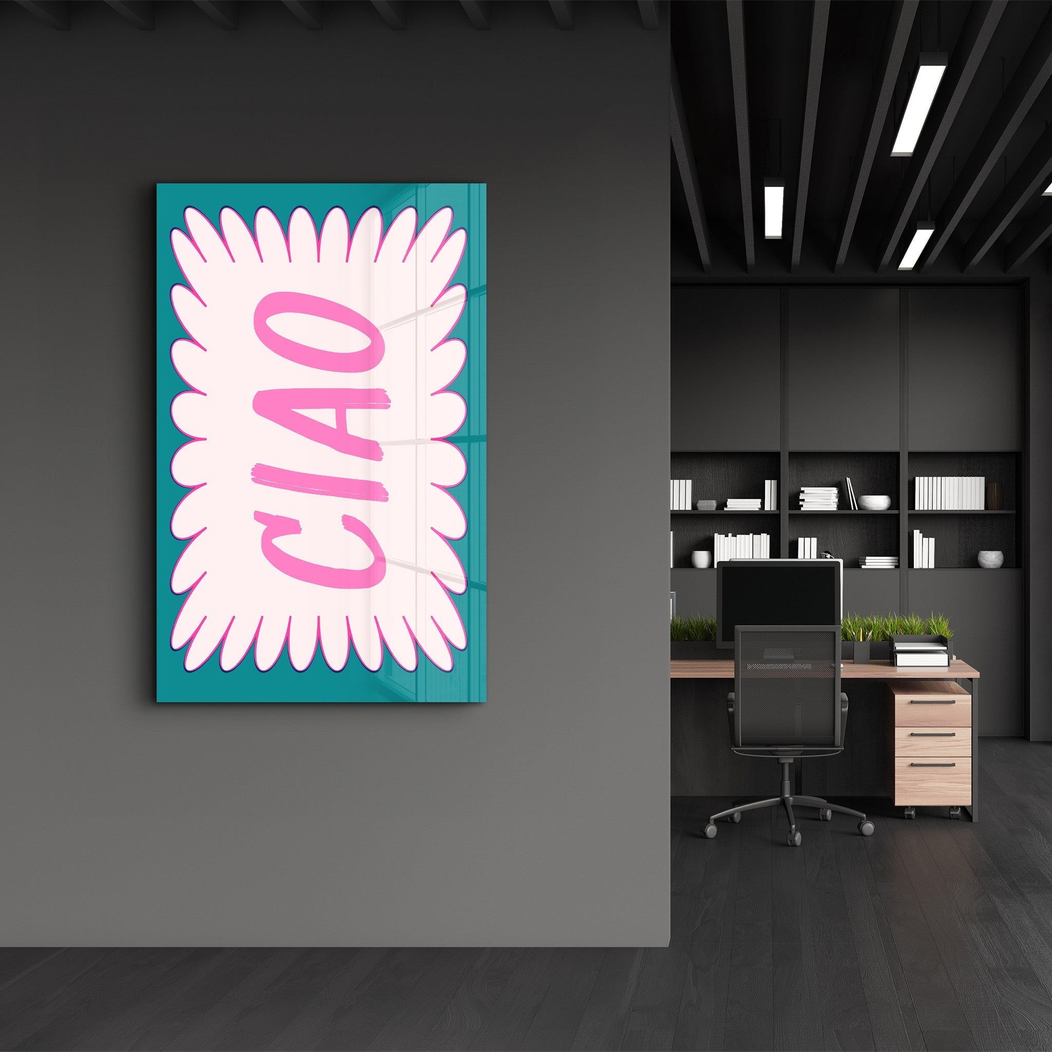 Poster coloré "CIAO"