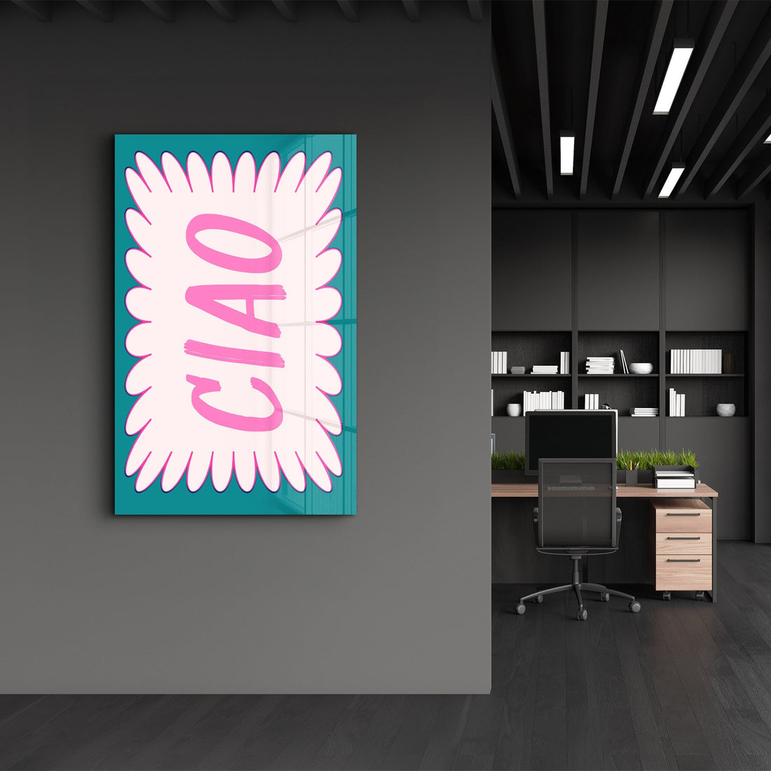Poster coloré "CIAO"
