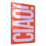 Poster coloré "CIAO!"
