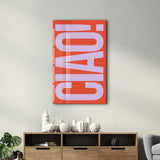 Poster coloré "CIAO!"