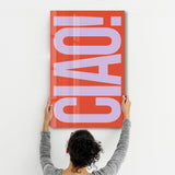 Poster coloré "CIAO!"