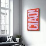 Poster coloré "CIAO!"