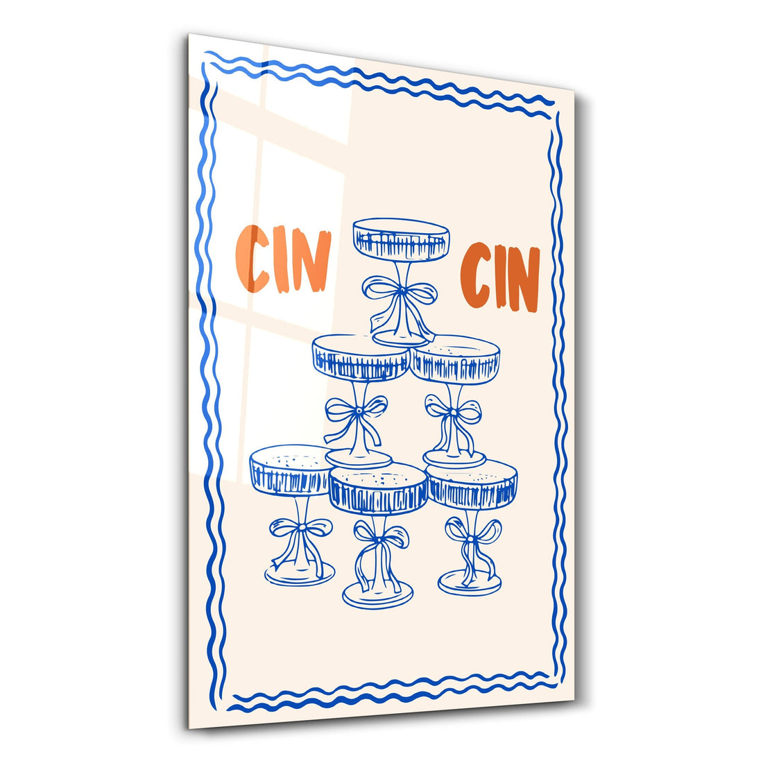 Poster festif "CIN CIN"