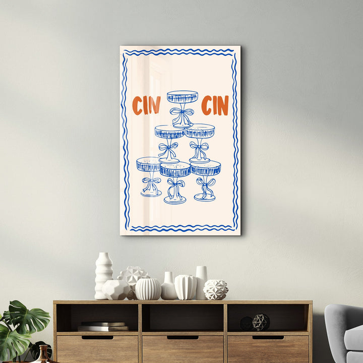 Poster festif "CIN CIN"