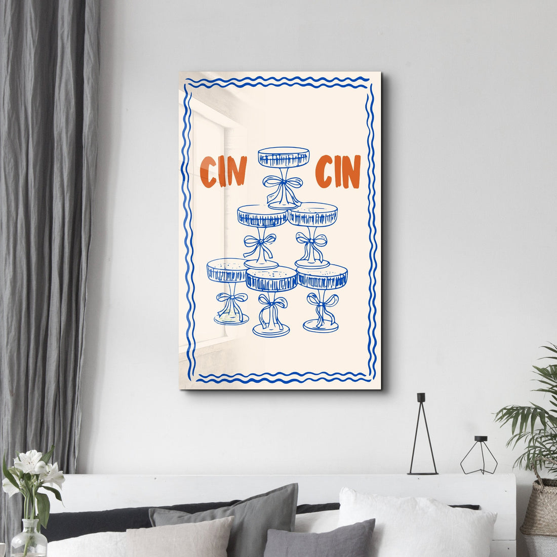 Poster festif "CIN CIN"