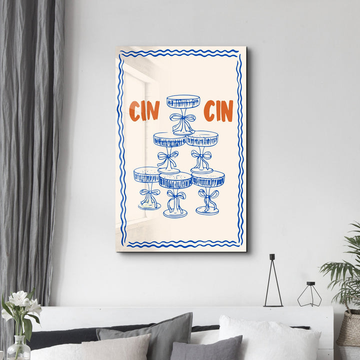 Poster festif "CIN CIN"